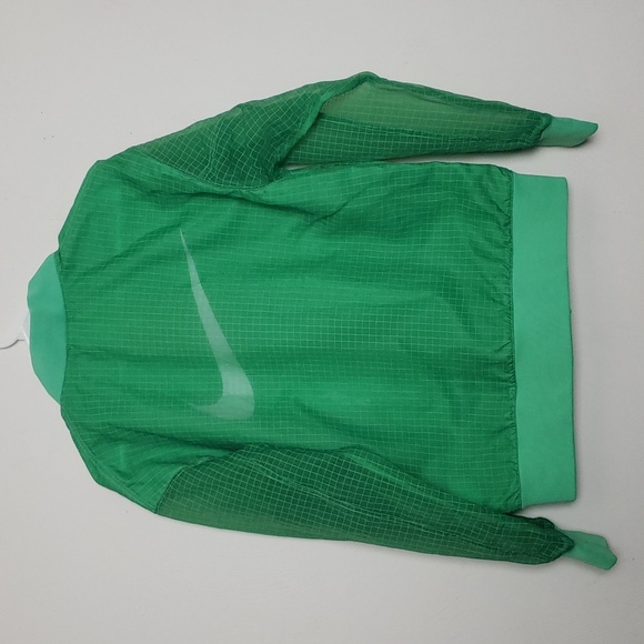 NWT Nike Essentials  Green Varsity Woven Bomber Jacket - Picture 9 of 14